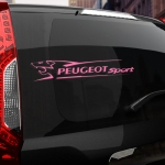 Наклейка Peugeot Sport