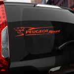 Наклейка Peugeot Sport