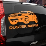 Наклейка RENAULT DUSTER МАФИЯ