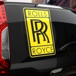 Наклейка Rolls Royce logo