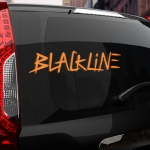 Наклейка Skoda Blackline