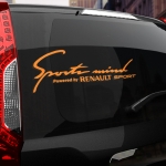 Наклейка SPORT MIND RENAULT