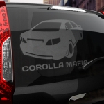 Наклейка TOYOTA COROLLA МАФИЯ