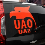 Наклейка UAO UAZ