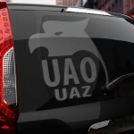 Наклейка UAO UAZ